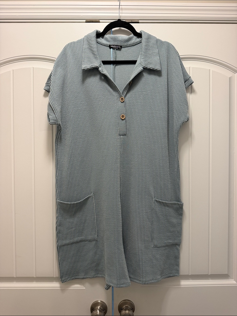 HEIMISH USA Short-Sleeve Knit Romper